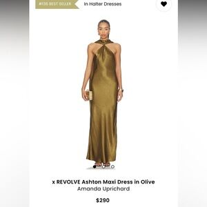 REVOLVE Ashton Olive Maxi Dress